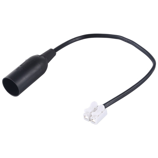 E14 Lamp Socket Base Holder with Electrical Wire Cable, Cable Length: 28cm, E14