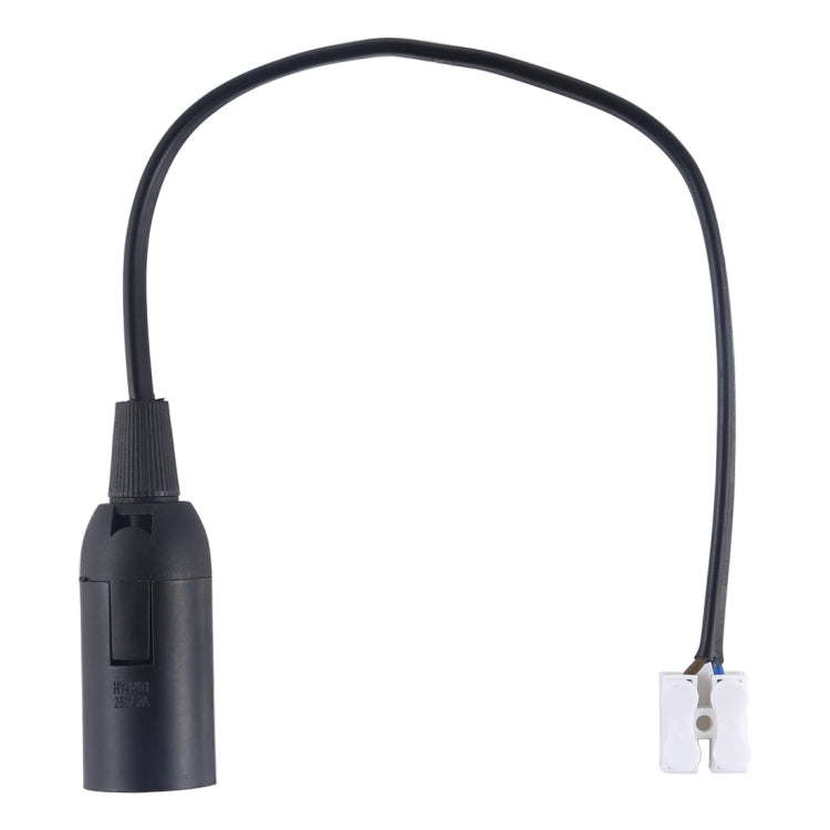 E14 Lamp Socket Base Holder with Electrical Wire Cable, Cable Length: 28cm, E14