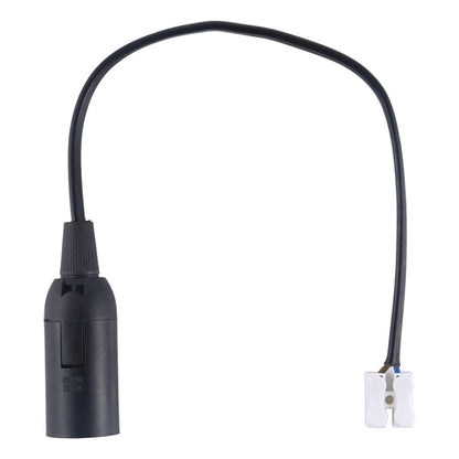 E14 Lamp Socket Base Holder with Electrical Wire Cable, Cable Length: 28cm, E14