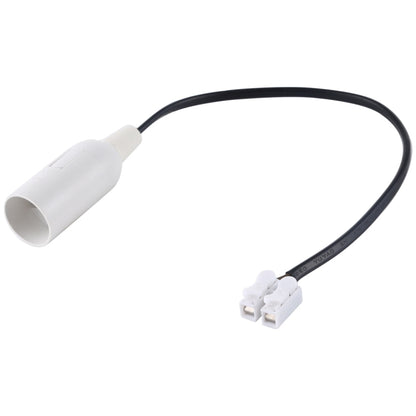 E14 Lamp Socket Base Holder with Electrical Wire Cable, Cable Length: 28cm, E14