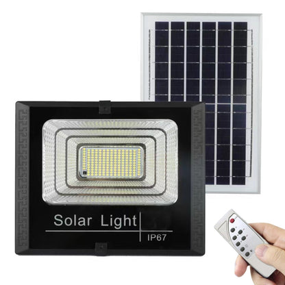 كشاف ضوء يعمل بالطاقة الشمسية، 30 وات، 170 مصباح LED، مقاوم للماء IP67، مع جهاز تحكم عن بعد، 30 وات