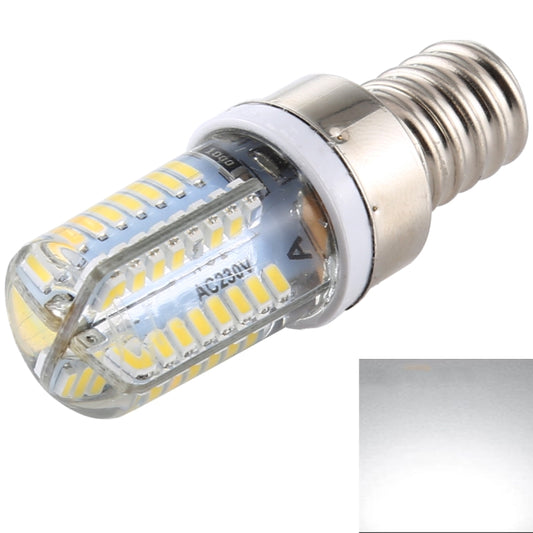 مصباح ذرة LED قابل للتعتيم E12 SMD 3014 64 LED، تيار متردد 220 فولت، E12