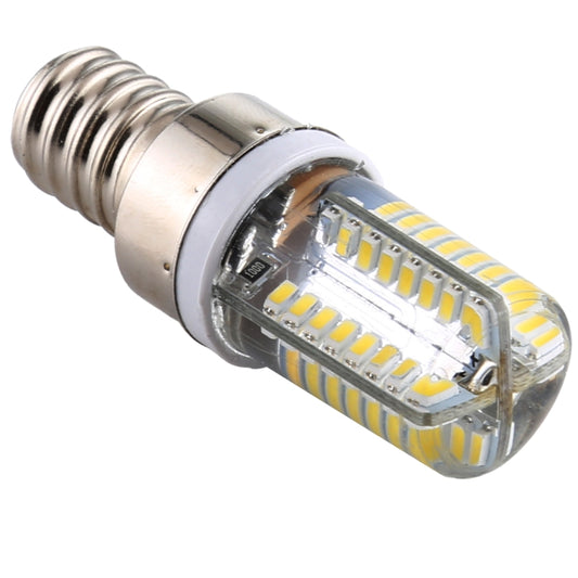 مصباح ذرة LED قابل للتعتيم E12 SMD 3014 64 LED، تيار متردد 220 فولت، E12