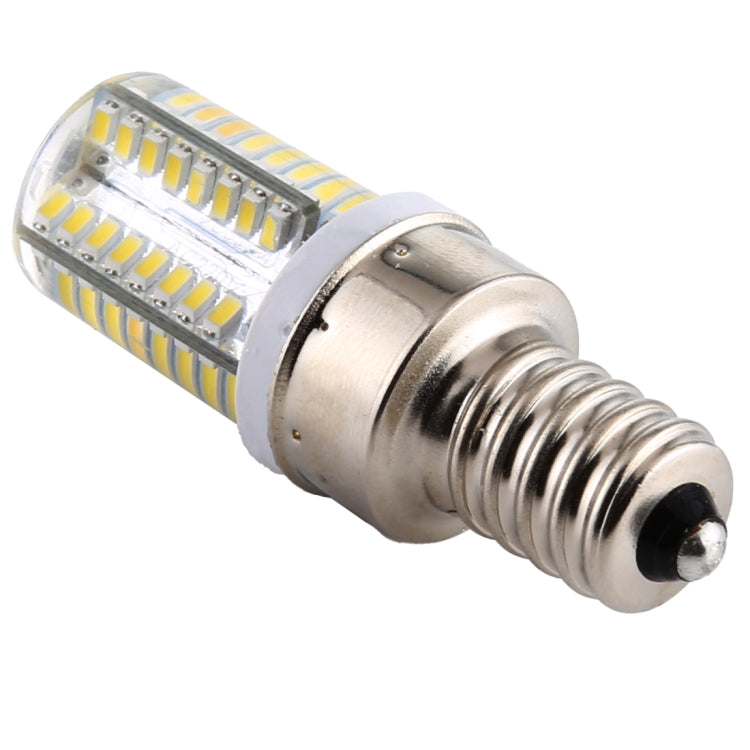 مصباح ذرة LED قابل للتعتيم E12 SMD 3014 64 LED، تيار متردد 220 فولت، E12