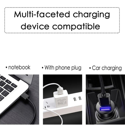 شريط إضاءة LED للطوارئ بمنفذ USB بطول 17 سم، بقوة 20 وات و480 لومن، بثلاثة مستويات لضبط السطوع، بقوة 20 وات
