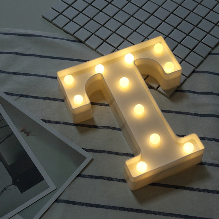 Dry Battery Powered Warm White Standing Hanging LED Holiday Light, A, N, B, O, C, P, D, Q, R, E, S, F, G, T, U, I, V, J, W, K, X, L, Y, M, Z