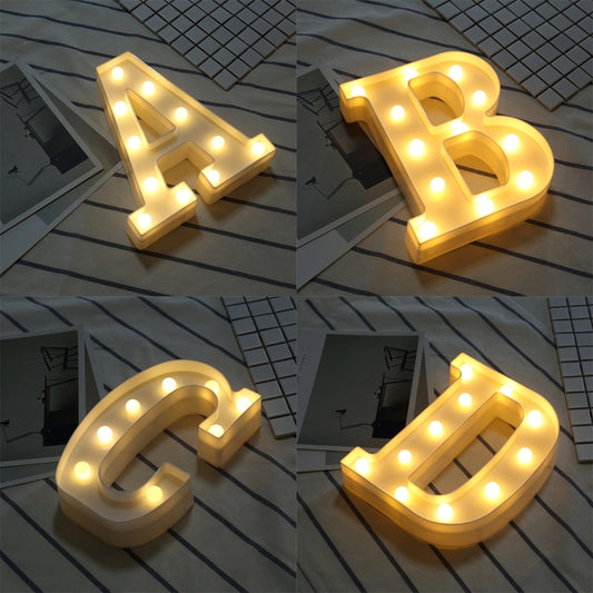 Dry Battery Powered Warm White Standing Hanging LED Holiday Light, A, N, B, O, C, P, D, Q, R, E, S, F, G, T, U, I, V, J, W, K, X, L, Y, M, Z