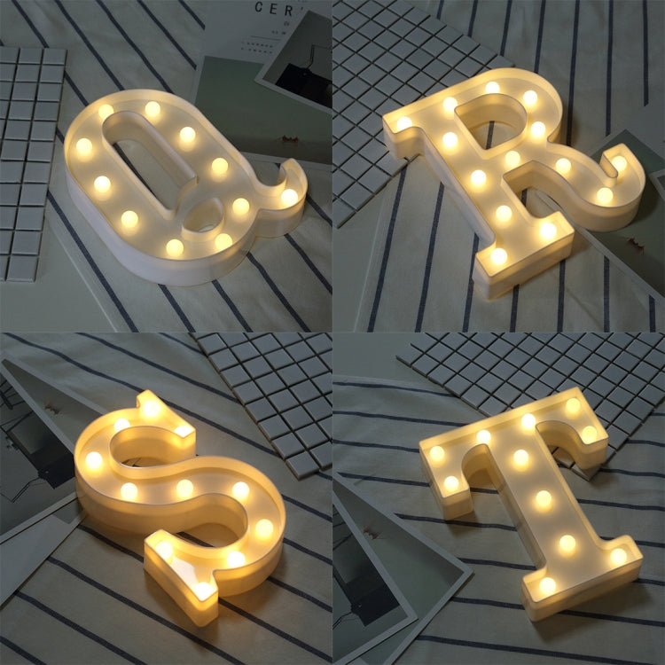 Dry Battery Powered Warm White Standing Hanging LED Holiday Light, A, N, B, O, C, P, D, Q, R, E, S, F, G, T, U, I, V, J, W, K, X, L, Y, M, Z