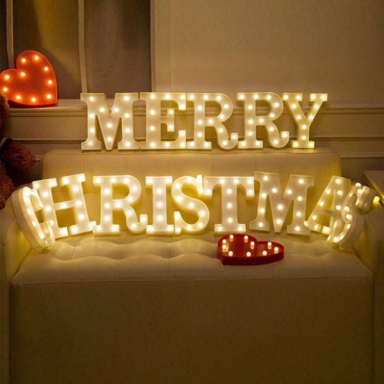 Dry Battery Powered Warm White Standing Hanging LED Holiday Light, A, N, B, O, C, P, D, Q, R, E, S, F, G, T, U, I, V, J, W, K, X, L, Y, M, Z