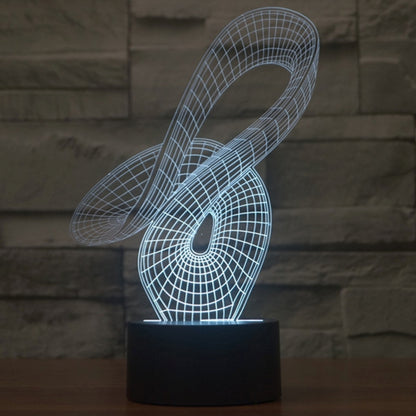 7 Color Discoloration Creative Visual Stereo Lamp Desk Lamp Night Light, 2869 Abstract Style