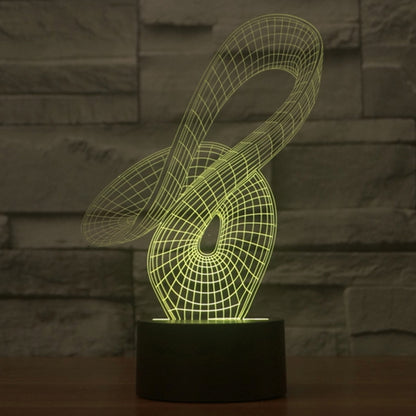 7 Color Discoloration Creative Visual Stereo Lamp Desk Lamp Night Light, 2869 Abstract Style