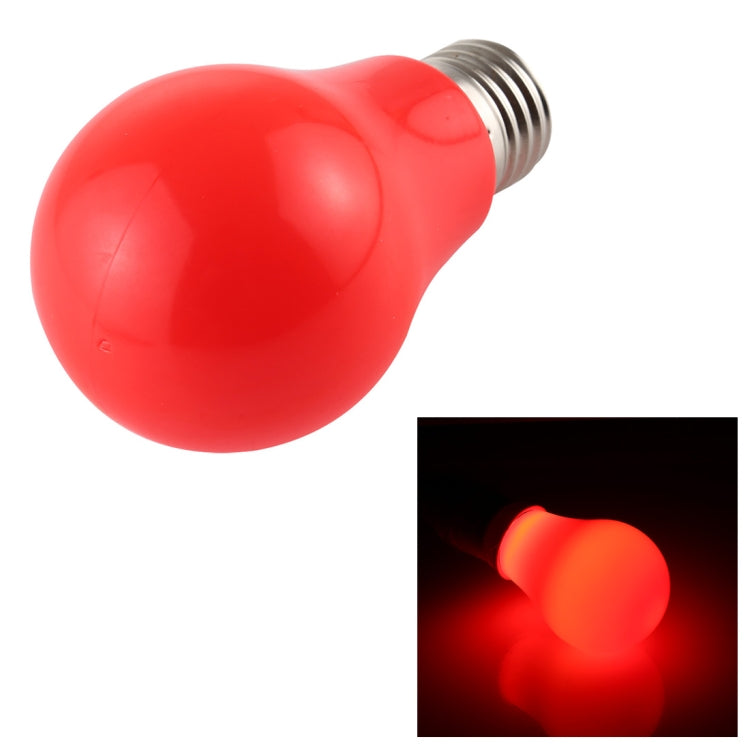 مصباح LED موفر للطاقة 7 وات E27 2835 8 مصابيح LED خالٍ من الوميض، لون الإضاءة: أحمر، تيار متردد 85-265 فولت، 7 وات