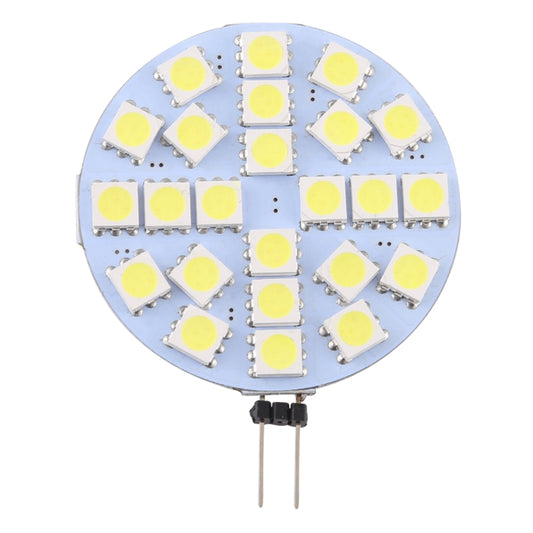 مصباح G4 24 LED SMD 5050 288LM 2800-3200K مع خاصية التعتيم المستمر، قاعدة دبوس الإضاءة الموفرة للطاقة، تيار مستمر 12 فولت، G4 24 LED SMD 5050 288LM، G4 24 LED SMD 5050 288LM