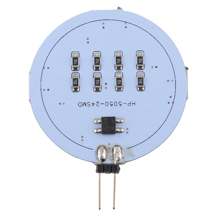 مصباح G4 24 LED SMD 5050 288LM 2800-3200K مع خاصية التعتيم المستمر، قاعدة دبوس الإضاءة الموفرة للطاقة، تيار مستمر 12 فولت، G4 24 LED SMD 5050 288LM، G4 24 LED SMD 5050 288LM