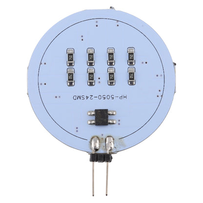 مصباح G4 24 LED SMD 5050 288LM 2800-3200K مع خاصية التعتيم المستمر، قاعدة دبوس الإضاءة الموفرة للطاقة، تيار مستمر 12 فولت، G4 24 LED SMD 5050 288LM، G4 24 LED SMD 5050 288LM