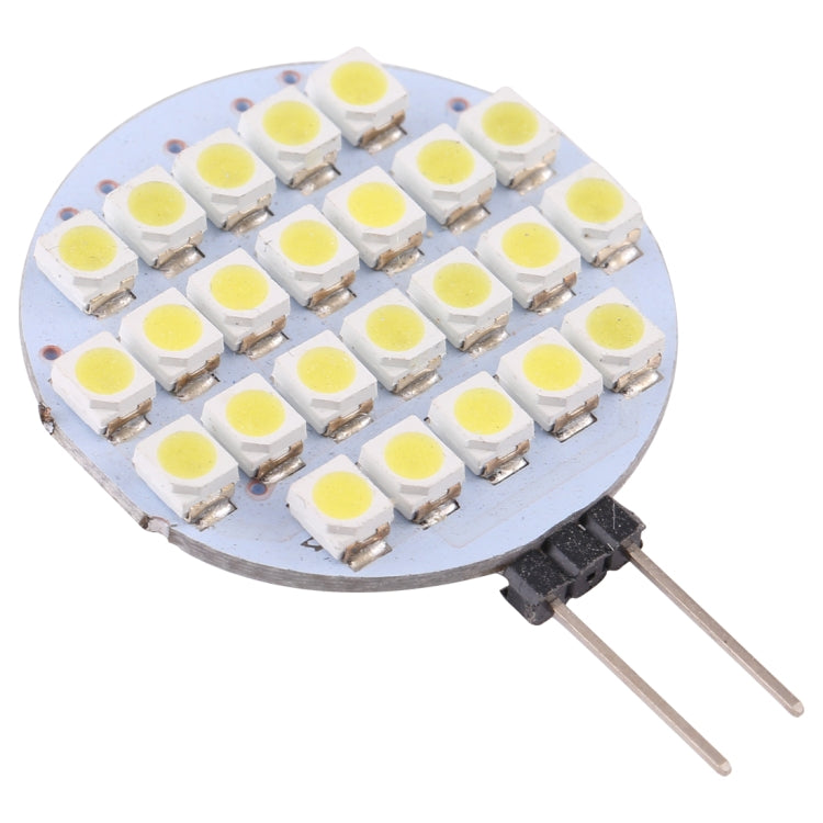مصباح G4 24 LED SMD 3528 168LM 2800-3200K مع خاصية التعتيم المستمر، قاعدة دبوس الإضاءة الموفرة للطاقة، تيار مستمر 12 فولت، G4 24 LED SMD 3528 168LM