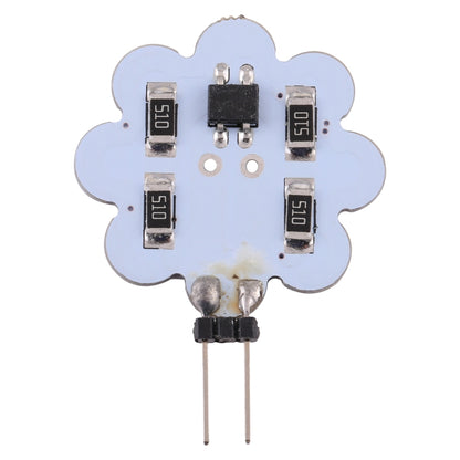 مصباح G4 12 LED SMD 5730 240LM 2800-3200K على شكل زهرة البرقوق مع تعتيم مستمر وموفر للطاقة، قاعدة دبوس، تيار مستمر 12 فولت، G4 12 LED SMD 5730 240LM، G4 12 LED SMD 5730 240LM