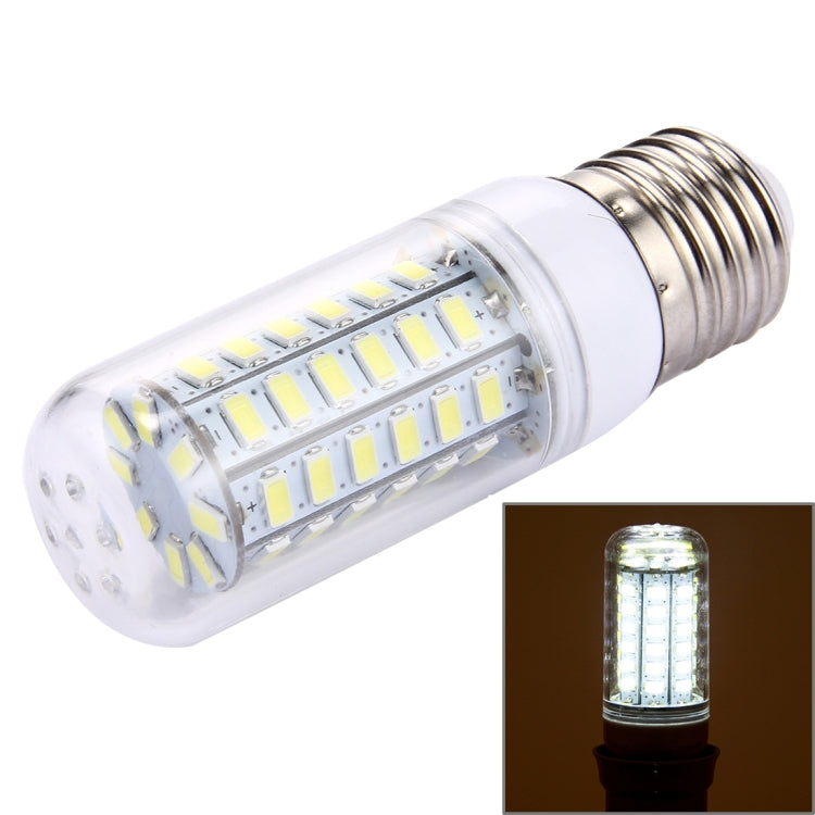 56 LEDs SMD 5730 Bulb, AC 220V, 5W 220V Warm White, 5W 220V White Light