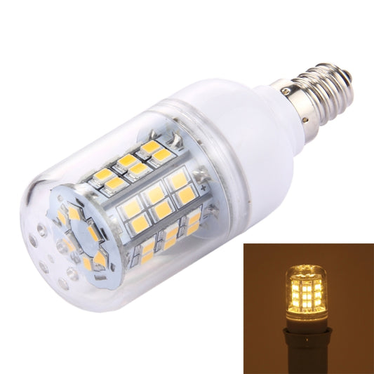 48 مصباح LED SMD 2835، تيار متردد 220 فولت، لون أبيض دافئ E12