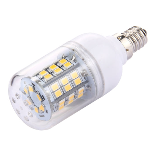 48 مصباح LED SMD 2835، تيار متردد 220 فولت، لون أبيض دافئ E12