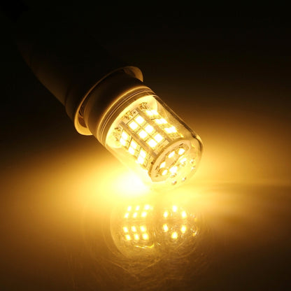 48 مصباح LED SMD 2835، تيار متردد 220 فولت، لون أبيض دافئ E12