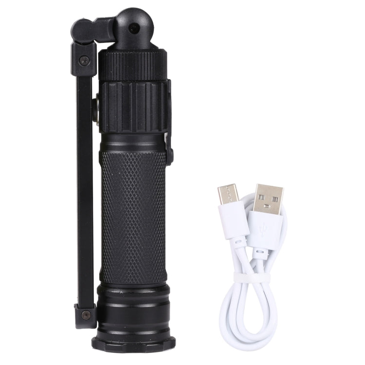 مصباح طوارئ محمول قابل للطي وقابل لإعادة الشحن عبر USB W552، 280 لومن، مقاس: 13.5 × 3.8 سم، W552