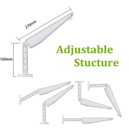 48 مصباح LED SMD 2835 900 LM ضوء موفر للطاقة مع تعديل الزاوية ولوحة شمسية 5 فولت 3.2 واط، 48 مصباح LED 6.8 واط