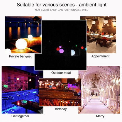 USB Charging 2-Color Changing Energy-saving LED Night Light with Wooden Holder Base, Touch Control 2-Color(15cm)
