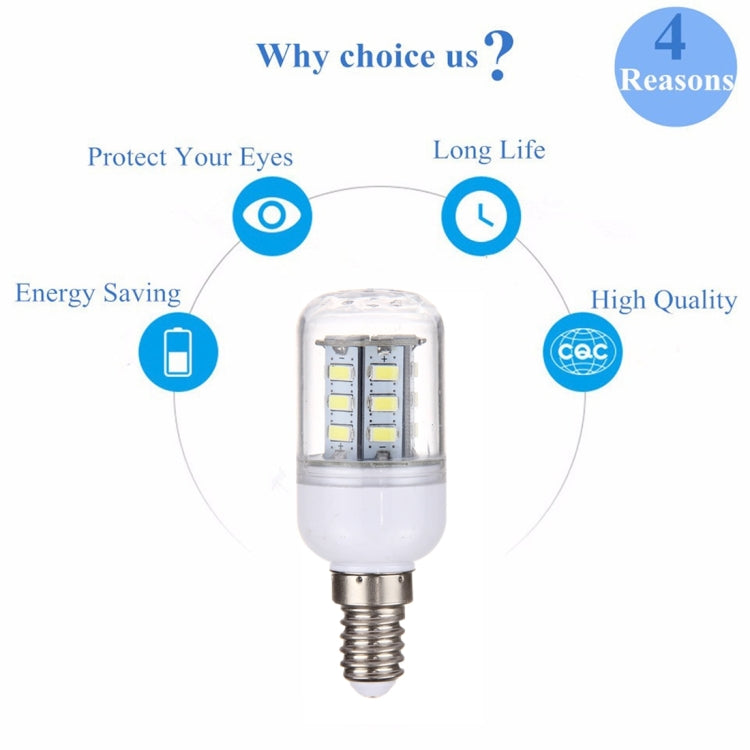 E14 2.5W 24 LEDs SMD 5730 LED Corn Light Bulb, AC 110-220V, AC 110-220V