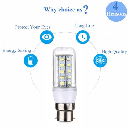 B22 3.5W 36 LEDs SMD 5730 LED Corn Light Bulb, AC 110-220V, AC 110-220V