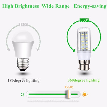 B22 3.5W 36 LEDs SMD 5730 LED Corn Light Bulb, AC 110-220V, AC 110-220V