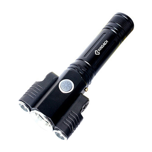 KS-739 USB Charging Waterproof T6+XPE Fixed Focus LED Flashlight with 4-Modes & 18650 lithium battery, KS-739 (&18650)