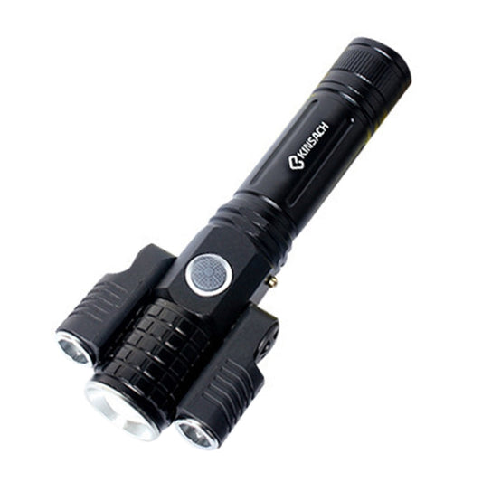 KS-738 USB Charging Waterproof T6+XPE Zoomable LED Flashlight with 4-Modes & 18650 lithium battery, KS-738 (&18650)