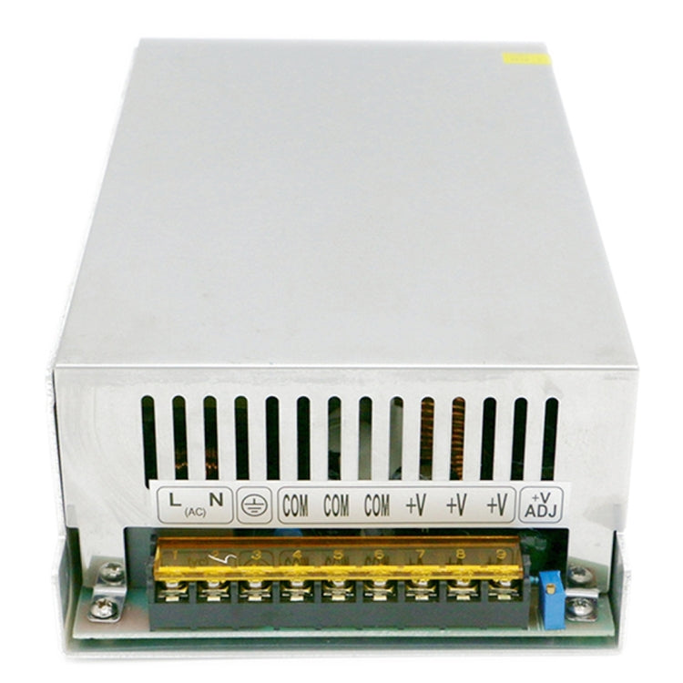 SOMPOM S-600-12 600 واط 12 فولت 50 أمبير محرك قذيفة حديدية شريط إضاءة LED مزود طاقة مراقبة الإضاءة، 600 واط 50 أمبير