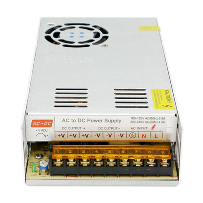 SOMPOM S-360-12 360 واط 12 فولت 30 أمبير محرك قذيفة حديدية شريط إضاءة LED مزود طاقة شاشة الإضاءة، 360 واط 30 أمبير