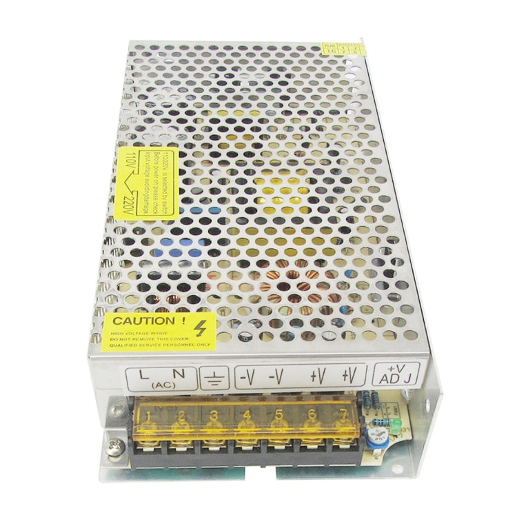 SOMPOM S-120-12 120 واط 12 فولت 10 أمبير محرك قذيفة حديدية شريط إضاءة LED مزود طاقة مراقبة الإضاءة، 120 واط 10 أمبير