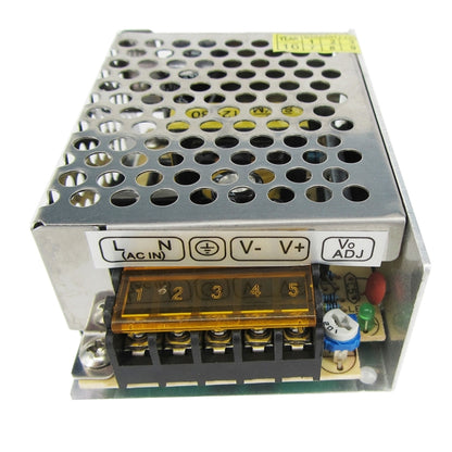 SOMPOM S-24-12 24 واط 12 فولت 2 أمبير محرك قذيفة حديدية شريط إضاءة LED مزود طاقة شاشة، 24 واط 2 أمبير