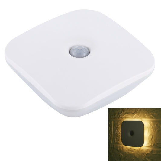 CL053 LED Square Human Body Sensor Light, Style: Linkage, Style: Linkage
