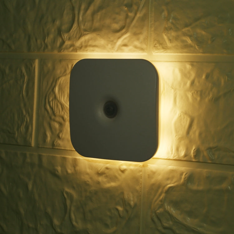CL053 LED Square Human Body Sensor Light, Style: Linkage, Style: Linkage