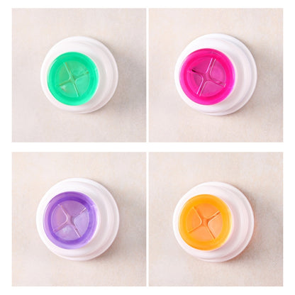 Self-Adhesive Hooks Towel, Orange, Rose, Green, Purple