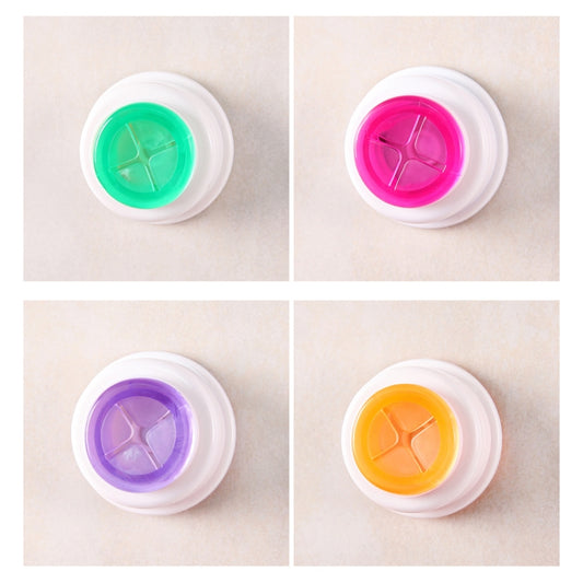 Self-Adhesive Hooks Towel, Orange, Rose, Green, Purple
