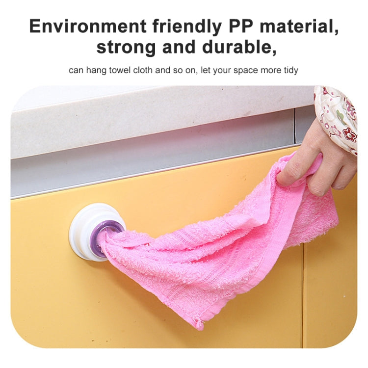 Self-Adhesive Hooks Towel, Orange, Rose, Green, Purple