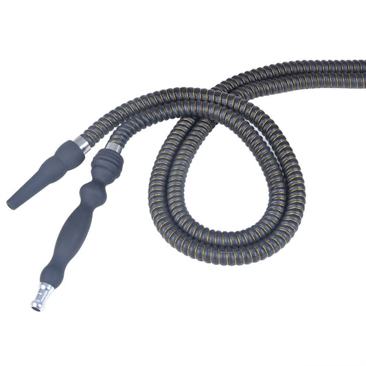 Hookah Accessories Leather Hookah Hose, Length: 1.5m, Hookah Hose(Black)