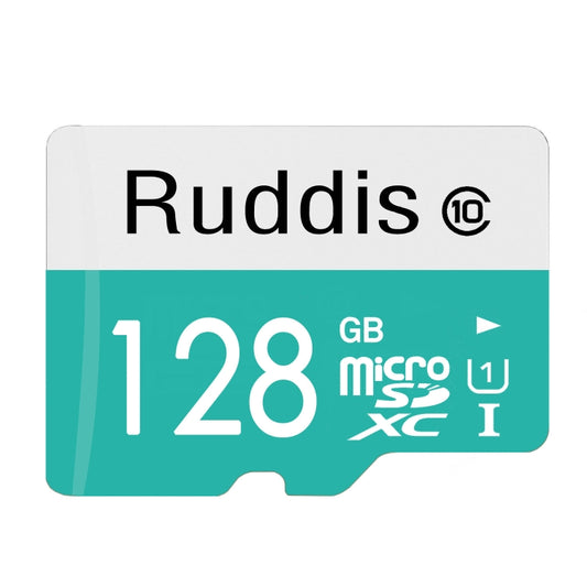 بطاقة ذاكرة Ruddis 128 جيجابايت عالية السرعة من الفئة 10 TF/Micro SDXC UHS-1(U1)