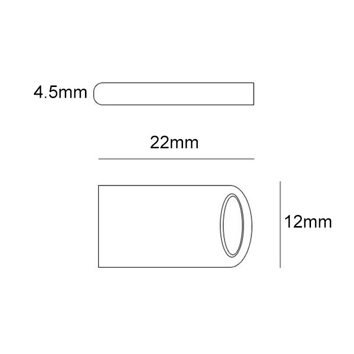 Zsuit 128GB USB 3.0 Mini Metal Ring Shape USB Flash Disk, 128GB USB 3.0