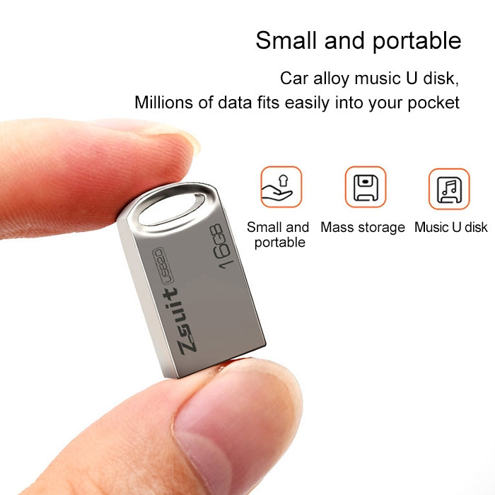 Zsuit 128GB USB 3.0 Mini Metal Ring Shape USB Flash Disk, 128GB USB 3.0