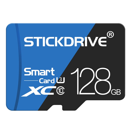 بطاقة ذاكرة ستيك درايف 128 جيجابايت عالية السرعة U3 باللونين الأزرق والأسود TF(Micro SD)، 128 جيجابايت
