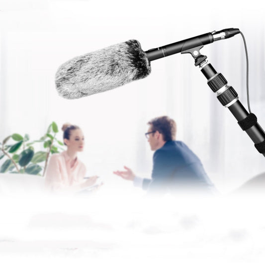 ميكروفون مكثف احترافي للمقابلات والفيديو من ييلانجو YLG9933A MIC07 مزود بمحول صوت 6.5 مم وكابل صوت RXL 3.5 مم