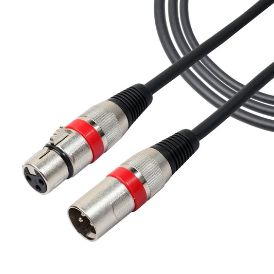 1.8m 3-Pin XLR Male to XLR Female MIC Shielded Cable Microphone Audio Cord, Length: 1.8m (Red)