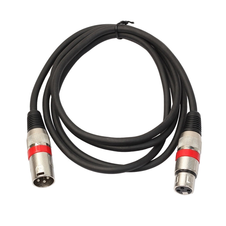 1.8m 3-Pin XLR Male to XLR Female MIC Shielded Cable Microphone Audio Cord, Length: 1.8m (Red)